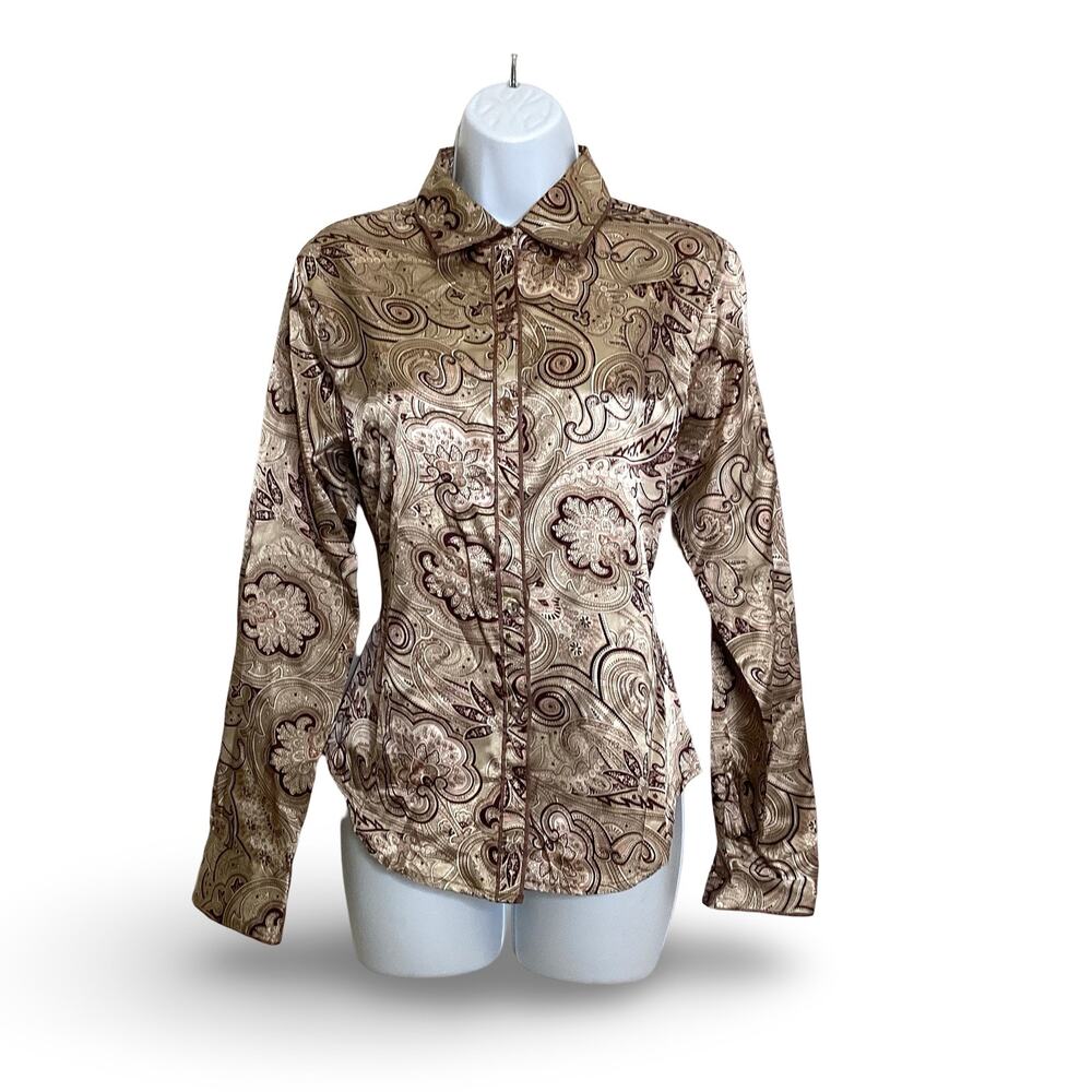 Covington Satin Button Down